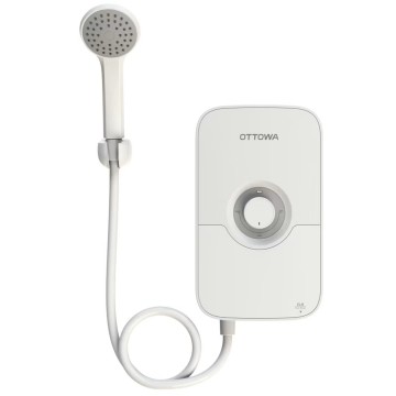 Máy tắm nước nóng trực tiếp OTTOWA U1P45P-WBS bơm tăng áp