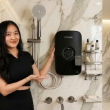 Máy tắm nước nóng trực tiếp OTTOWA U3P45P-BSL bơm tăng áp