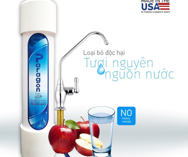 Máy lọc nước Paragon dùng cho quán cà phê, quán trà sữa sinh tố