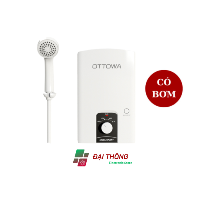 Máy tắm nước nóng trực tiếp OTTOWA TC45P02